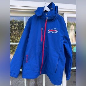 Brand New never worn Buffalo Bills winter jacket with removable hood. Size XXL